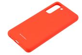 Etui Mercury Goospery Silicone do Samsung Galaxy S21+ S21 Plus 5G czerwony