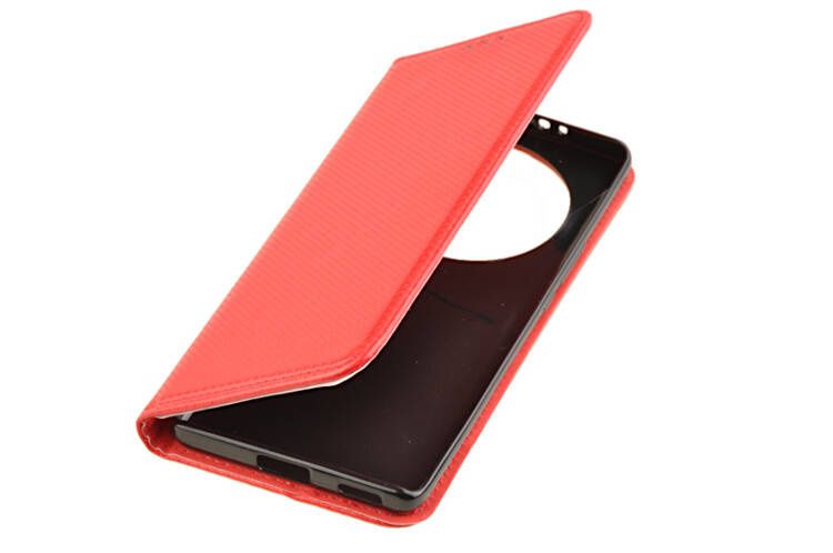 Etui Smart do Honor Magic 5 lite czerwony zdjęcie 1