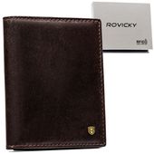 portfel męski skórzany n02-rvt-2244 d.brown