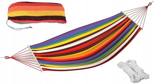 HAMAK OGRODOWY XXXL 290x160CM Z DRĄŻKIEM + TORBA na Arena.pl