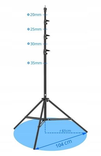 STATYW DO LASERA TRIPOD 4 M POZIOMIC LASEROWEJ STABILNY WYSOKI na Arena.pl