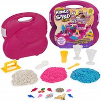 KINETIC SAND PIASEK KINETYCZNY LODZIARNIA DUŻY ZESTAW W WALIZCE
