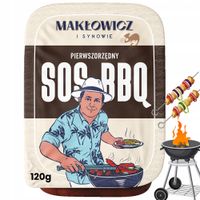 Makłowicz  PIERWSZERZĘDNY SŁODKI SOS BBQ BARBECUE do grilla 120g