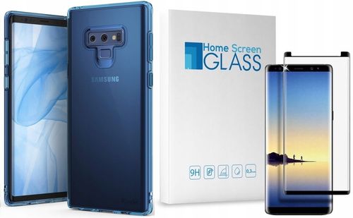 BŁĘKITNE ETUI RINGKE AIR GALAXY NOTE 9 + SZKŁO 3D na Arena.pl