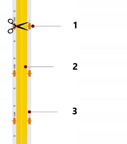 Taśma LED Neon COB 24V rolka 10m 480/m 4000K BIAŁA NEUTRALNA 10Wm 8MM na Arena.pl