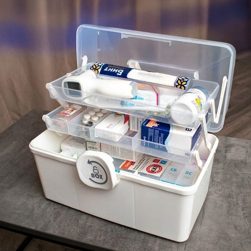 Organizer na leki skrzynka kuferek pojemnik tabletki zamykany na Arena.pl