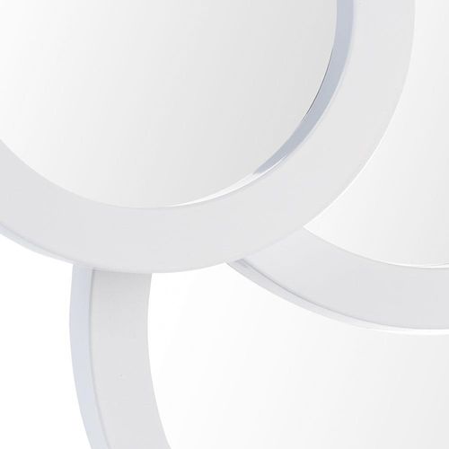 LUSTRO ŚCIENNE TRZY OKRĘGI BIAŁE na Arena.pl