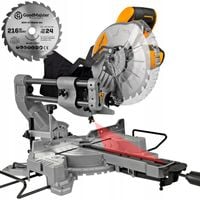 PIŁA UKOŚNICA Z POSUWEM laser PILARKA UKOSOWA Kapówka 1500W 216mm