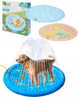 ZRASZACZ MATA WODNA DLA PSA dzieci BRODZIK BASEN NIEBIESKI 100cm