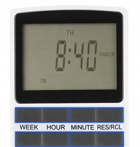 Profesjonalny HQ Włącznik Programator Czasowy Wyłącznik Timer Lcd na Arena.pl