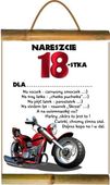 dyplom urodzinowy dla Pana 18-nastka