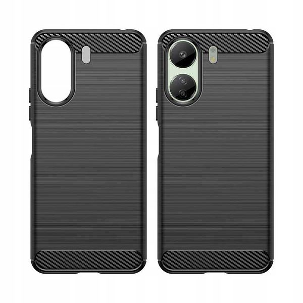 Spacecase Carbon Poco C65/Redmi 13C 4G Black zdjęcie 2
