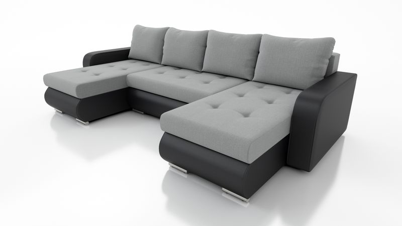 Narożnik Davos U na sprężynach, rozkładany zdjęcie 2