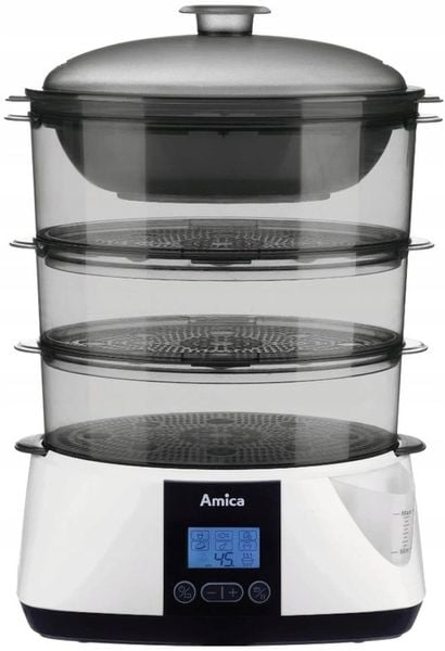 Parowar Amica Lunaris PT 3011 900W 3 pojemniki zdjęcie 1