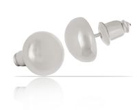 posrebrzane kolczyki z kolekcji classic (p4246ag)