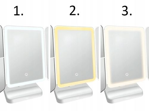 Lusterko stojące biały ARSA GO na Arena.pl