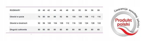 SPÓDNICA JEANS MAXI (38-58) KOLORY r.46 na Arena.pl