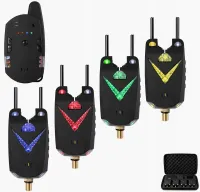 SYGNALIZATOR CZUJNIK ALARM VIP 16LED + CENTRALKA ANTYKRADZIEŻ + FUTERAŁ 4+1