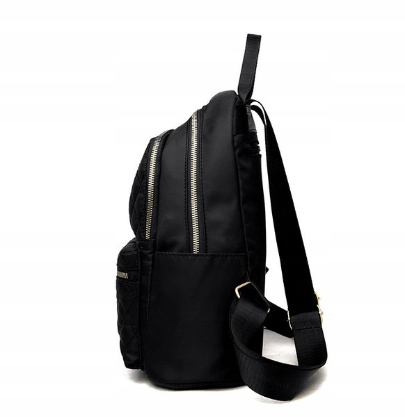 Plecak Czarny Wodoodporny Pikowany Damski Pojemny zdjęcie 7