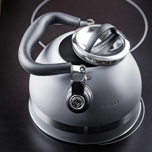 czajnik 1,8l z gwizdkiem kinghoff kh-1851 szary na Arena.pl