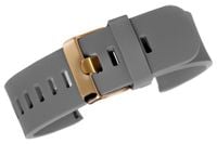 pasek silikonowy szary-różowe złoto u15-20-1