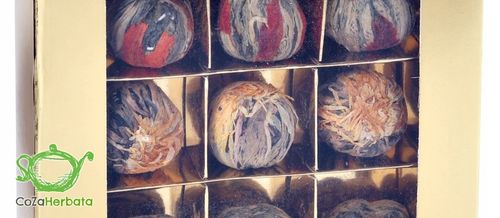 ZŁOTA KWITNĄCA BOMBONIERKA - 9 Herbat Kwitnących na Arena.pl