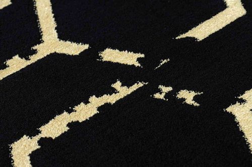 RUG/LU/MOSSE/ARTDECO2/BLACK+GOLD/120x170 na Arena.pl