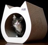 CAT White drapak kartonowy • minimalistyczny • trwały i designerski