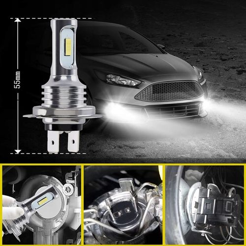 2x ŻARÓWKI LED H4 CSP LIGHT 400% 12V CAN BUS E11 8000lm do Yamaha Honda BMW na Arena.pl