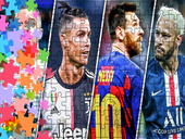 Puzzle tradycyjne - Ronaldo Messi Neymar