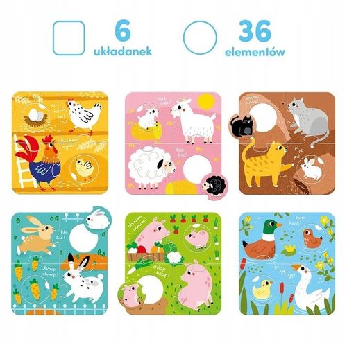 Puzzle CzuCzu 36 elementów Wieś 491521 na Arena.pl