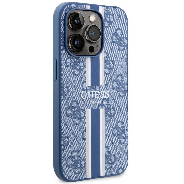 Etui Guess do iPhone 14 Pro, Niebieski, MagSafe zdjęcie 4