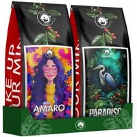 Kawa ziarnista 1kg x2 Paradiso+ Amaro 100% Arabica ŚWIEŻO PALONA BLUE ORCA