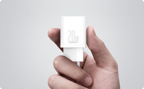 BASEUS SZYBKA ŁADOWARKA DO TELEFONU IPHONE ZASILACZ USB-C TYP-C QC 20W PD na Arena.pl