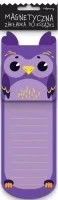 Zakładka Magnetyczna Z Notatnikiem, Sowa