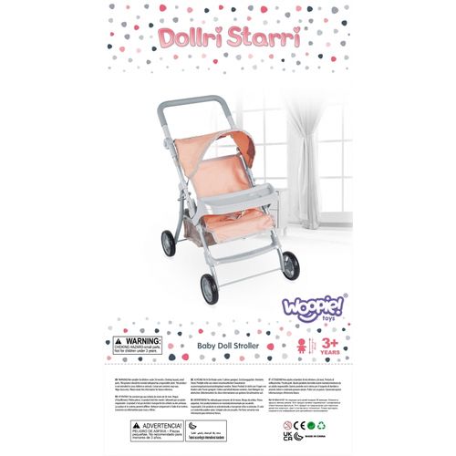 WOOPIE ROYAL Spacerówka Wózek dla Lalek Serca Kolorowe na Arena.pl