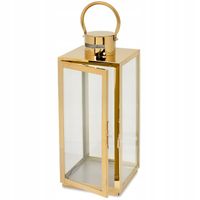 LATARNIA LAMPION LATARENKA ŚWIECZNIK OGRODOWY ZNICZ NAGROBNY 28 cm