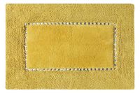 Dywanik bawełniany z kryształkami CHIC 50x70 musztardowy