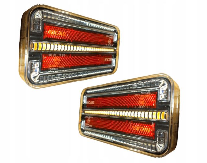 Lampy tylne ledowe Lampa tylna zespolona LED do przyczepek 3 funkcje 12-24V zdjęcie 3