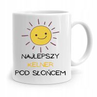 Dla Kelnera Kubek Na Prezent Najlepszy Pod Słońcem Z Nadrukiem Ze Zdjęciem