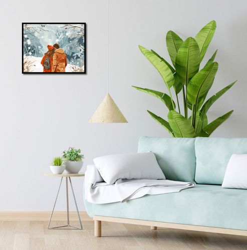 Plakat 50x40cm Razem w Śniegu na Arena.pl