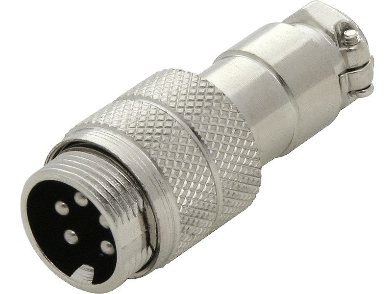 Gniazdo CB mikrofonowe 5PIN na kabel zdjęcie 1