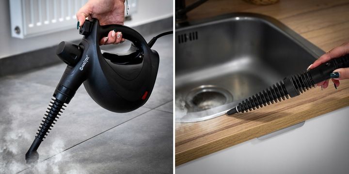 MYJKA PAROWA CZYŚCIK CIŚNIENIOWY PAROWNICA STEAMER MAŁA PORĘCZNA 1050W zdjęcie 7