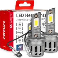 ŻARÓWKI LED H3 12V CANBUS BIAŁE 6000K MOCNE ROZMIAR 1:1 HOMOLOGACJA