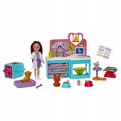 Lalka Barbie z akcesoriami Mattel Chelsea Can Be Weterynarz