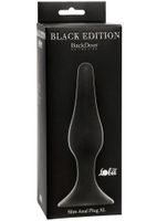 korek analny slim xl lola toys silikonowy czarny 155 cm