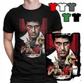 KOSZULKA T-SHIRT MĘSKI WZORY DO WYBORU - FILMY I SERIALE SCARFACE - M