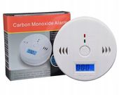 CZUJNIK CZADU I DYMU LCD GAZU CO TLENKU WĘGLA CERTYFIKOWANY BEZPRZEWODOWY