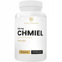 CHMIEL Ekstrakt Szyszki Chmielu 600 mg Dobry Sen Menopauza Spokój 90 kap