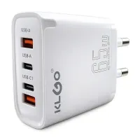 Szybka ładowarka sieciowa usb-a usb-c1 usb- c2 65w QC uniwersalna